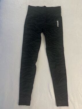 Gymshark Black Animal Print High-Waist Leggings